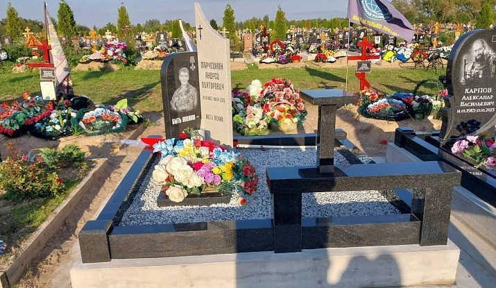 19.08.2025 года. Воинский памятник участнику СВО