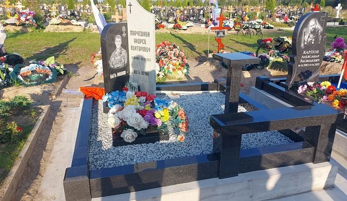 19.08.2025 года. Воинский памятник участнику СВО