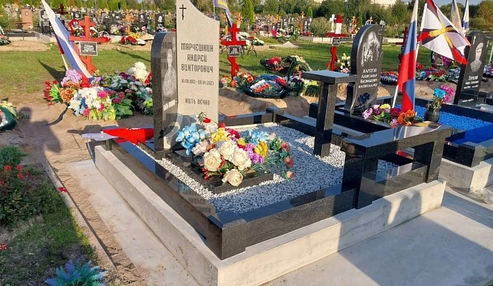 19.08.2025 года. Воинский памятник участнику СВО
