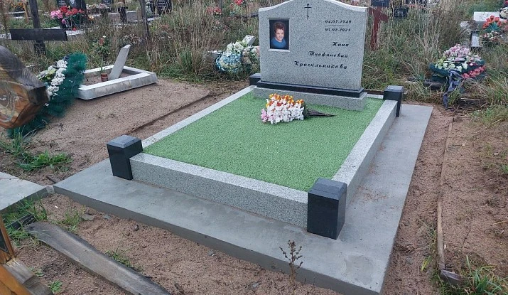 19.06.2024 года. Памятник из разных сортов гранита