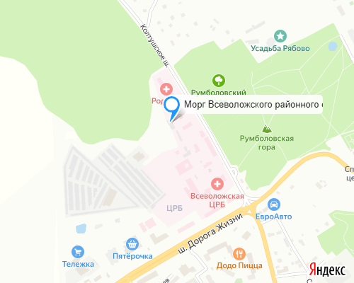 Морг Всеволожского районного судебно-медицинского отделения