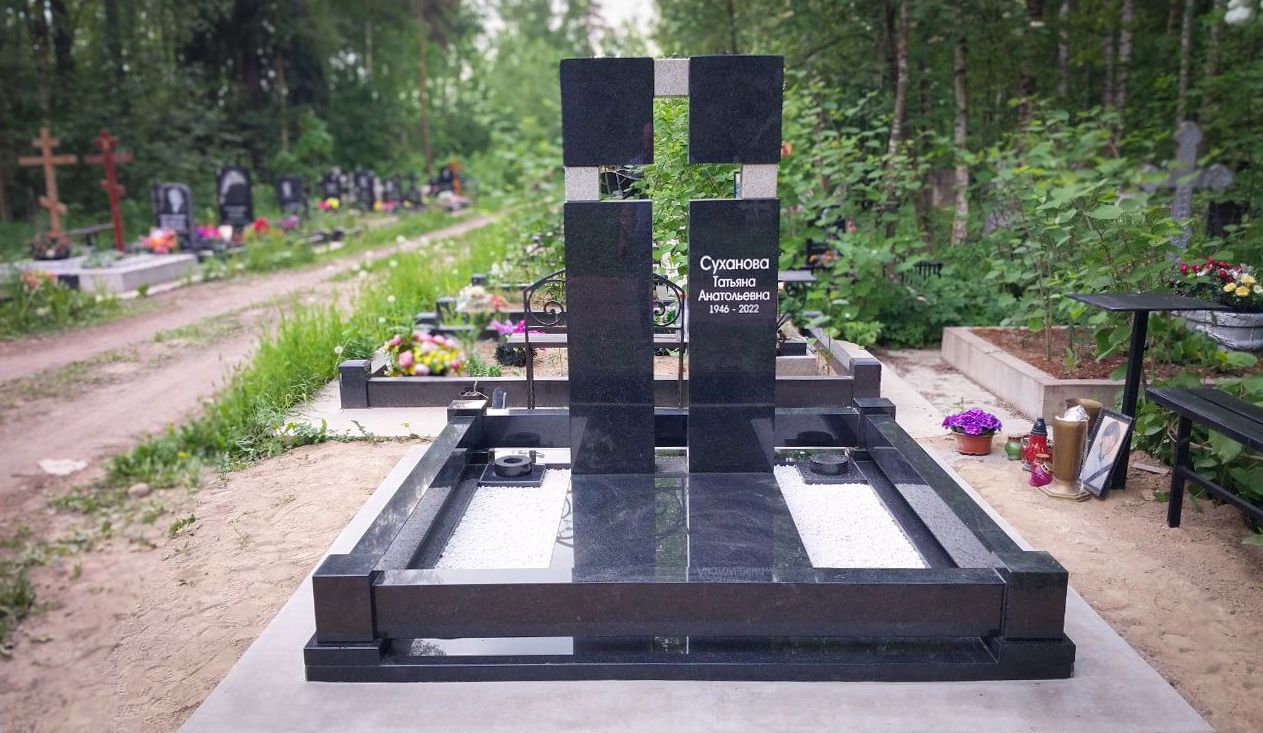 16.11.2024 года. Гранитный крест из воздуха