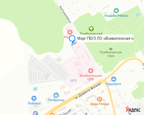 Морг ГБУЗ ЛО «Всеволожская клиническая районная больница»