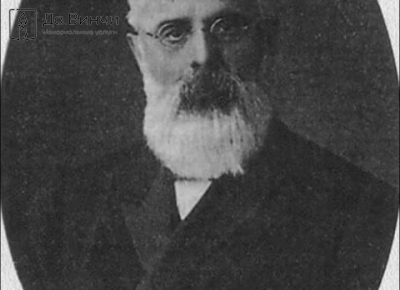 Памятник Дмитрию Лаврентьевичу Парфёнову, купцу и благотворителю, на Никольском кладбище Александро-Невской лавры