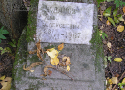 Памятник Якову Алексеевичу Жданову, актёру драмы, режиссёру и литератору, на Серафимовском кладбище