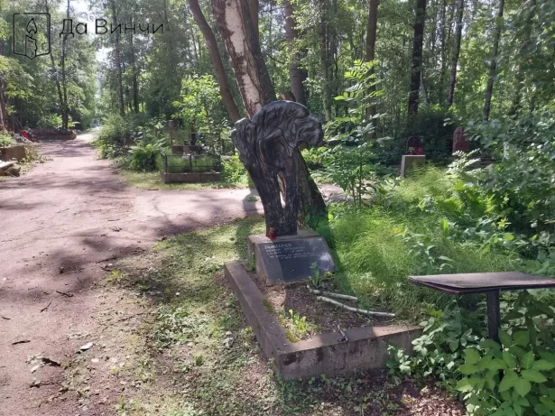 Дерево на Смоленском православном кладбище