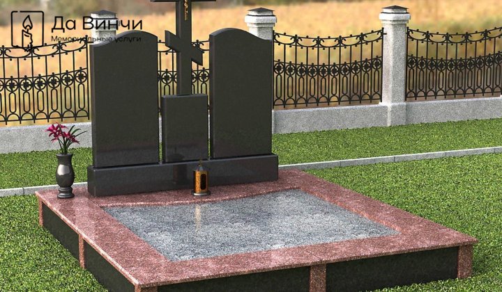 Установка и крепление памятника из гранита и мрамора